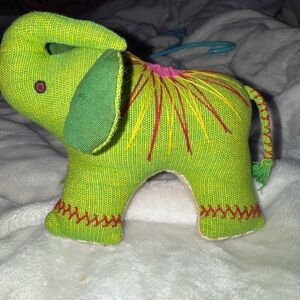 Green Elephant Plush Toy